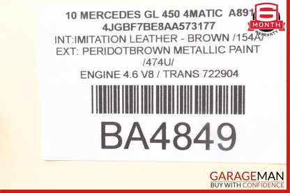 08-18 Mercedes X164 GL450 CLS550 Subwoofer Amp Amplifier Harman Becker OEM