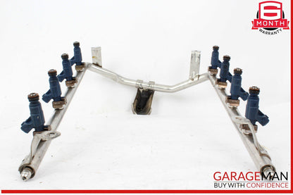 03-06 Porsche Cayenne Turbo 955 Fuel Injection Rail Fuel Pipe w/ Injectors