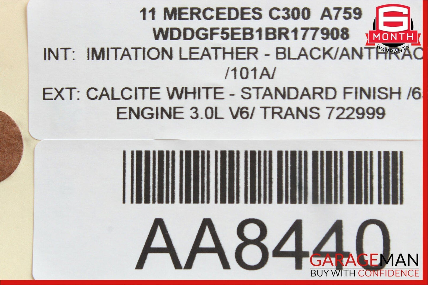 08-11 Mercedes W204 C350 AC A/C Heater Climate Temperature Switch Control Module