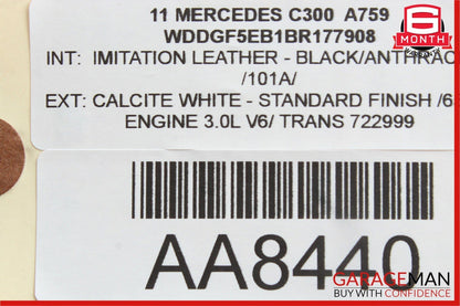 08-11 Mercedes W204 C350 AC A/C Heater Climate Temperature Switch Control Module