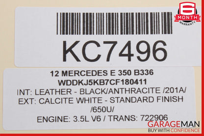 08-20 Mercedes W204 C350 C300 E350 Front Right Door Lock Latch Actuator OEM