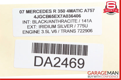 06-11 Mercedes W251 R350 ML350 Engine Cooling Fan Motor Assembly 1645000193 OEM