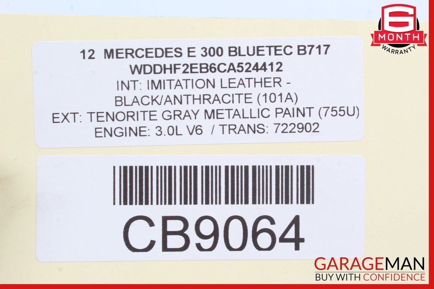 12-14 Mercedes W212 E350 CLS500 Power Brake Booster Master Cylinder Reservoir
