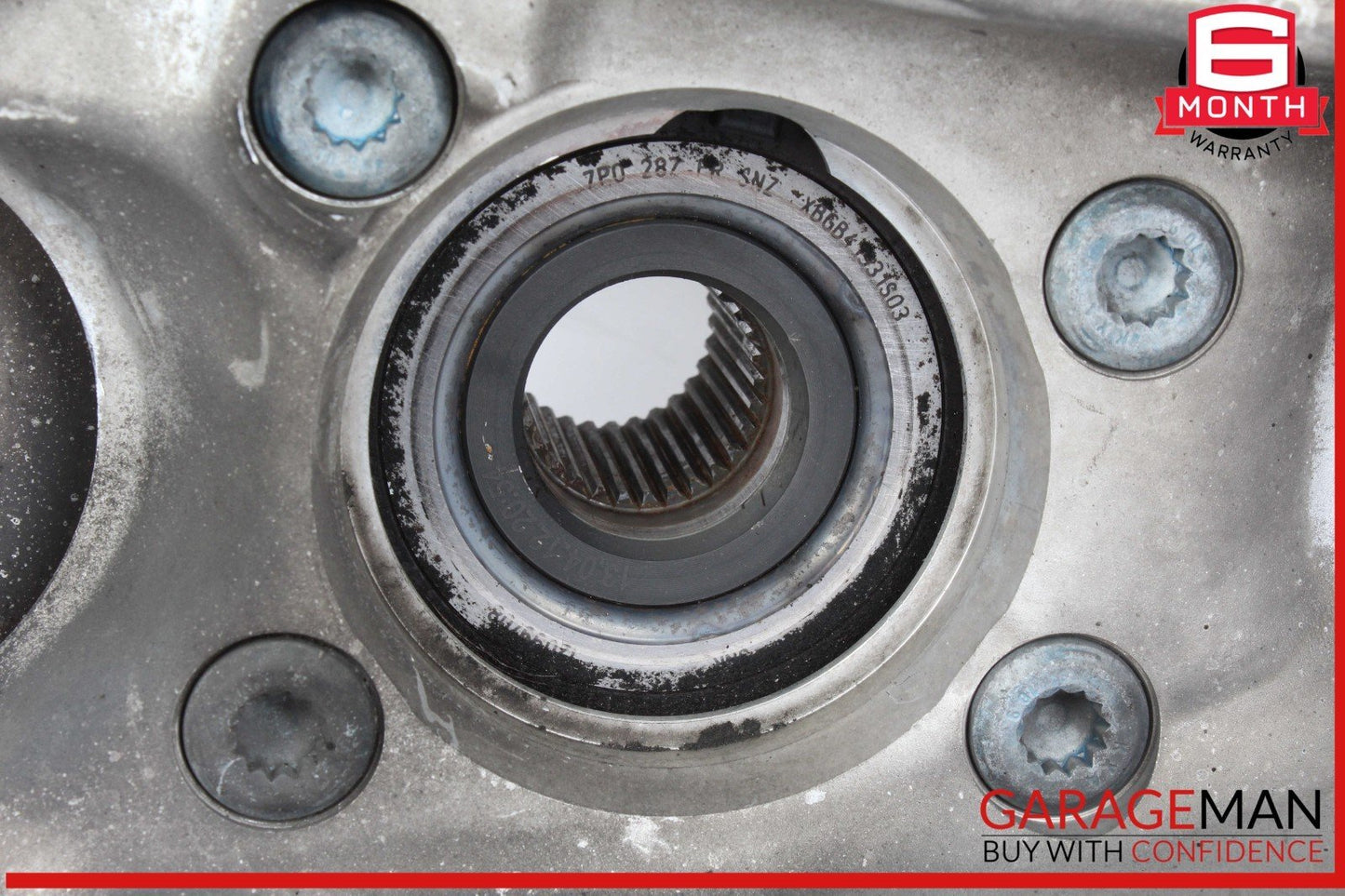 11-18 Porsche Cayenne 958 Front Left Knuckle Spindle 7P0615311B OEM