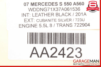 07-13 Mercedes W221 S550 CL550 Front Right Side Dash AC A/C Air Vent Trim OEM