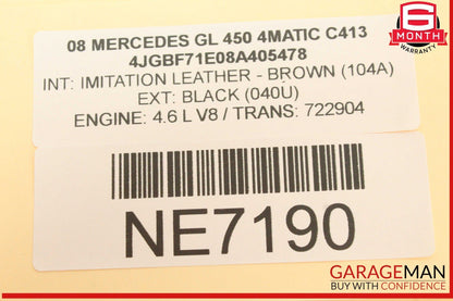 06-12 Mercedes X164 GL450 4MATIC Rear AC A/C Heater Climate Control Switch OEM