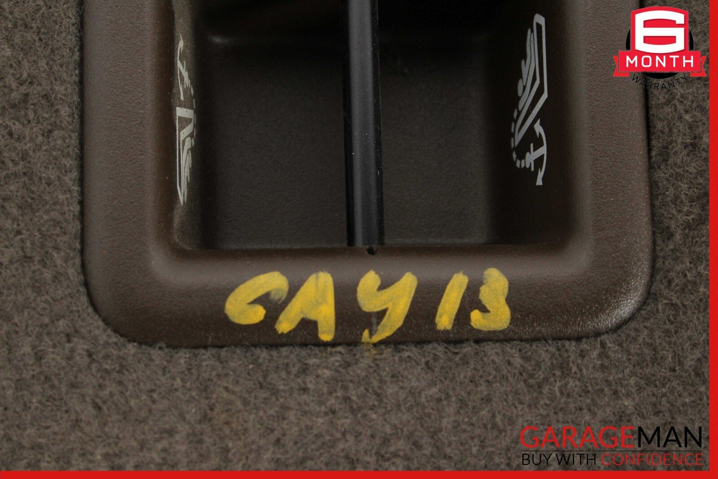 11-17 Porsche Cayenne 958 Rear Right Side Complete Seat Cushion Assembly Brown