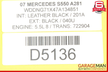 07-09 Mercedes W221 S550 Front Dashboard Trim Panel Cover Bezel Wood OEM