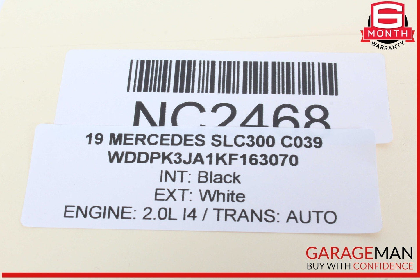 12-20 Mercedes R172 SLC300 SLC43 AMG Center Panel Dash Ashtray Ash Tray Assembly