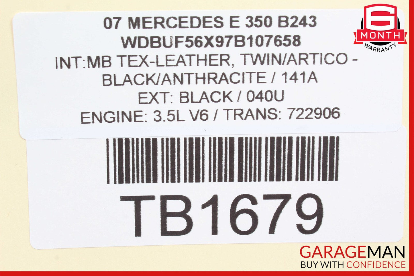 03-11 Mercedes W211 E350 SL550 Front Right Side Lower Wishbone Control Arm RWD