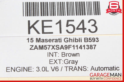 14-17 Maserati Ghibli M157 Front Left Side Seat Control Controller Module Unit