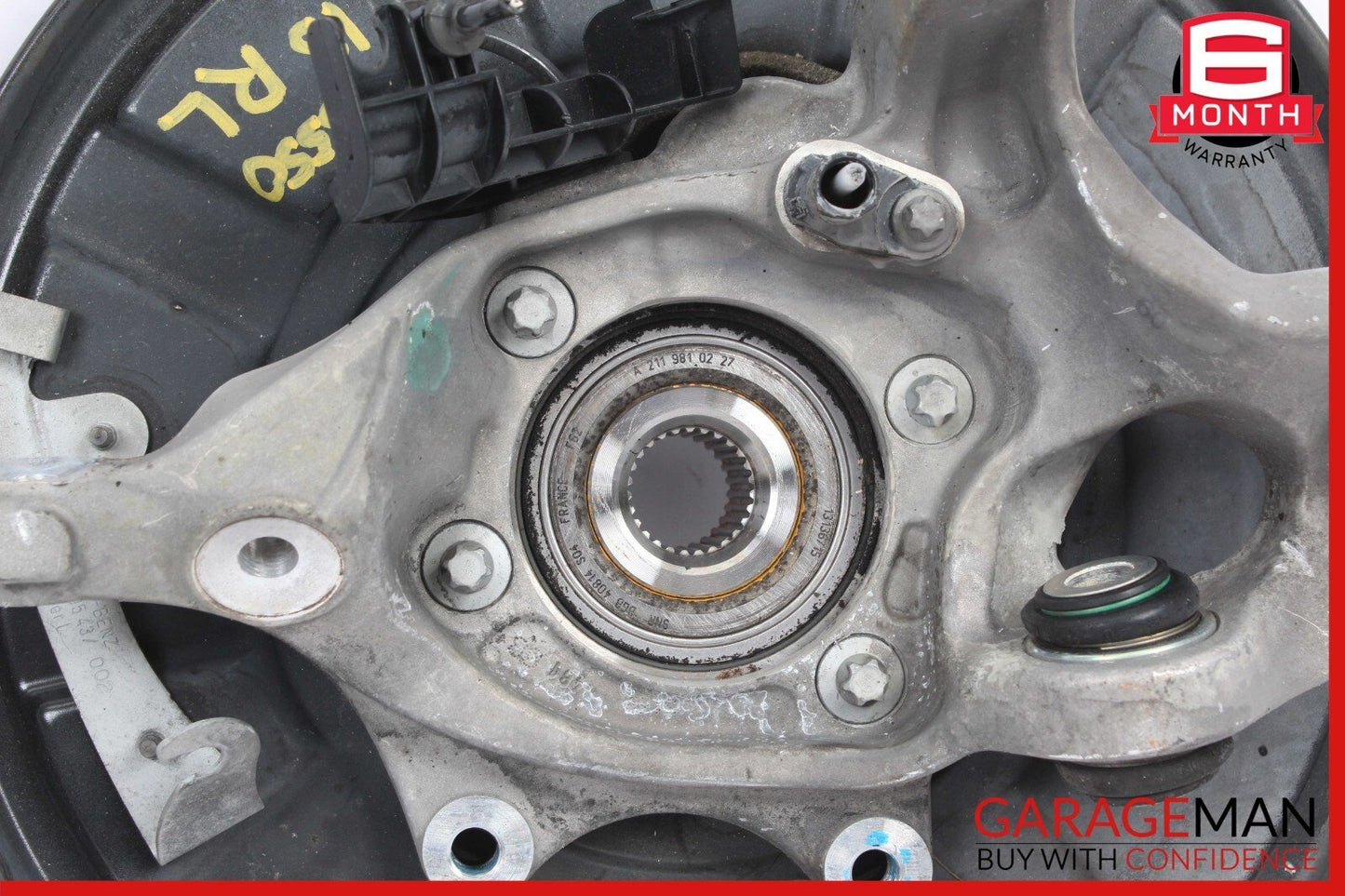 12-18 Mercedes W218 CLS550 Rear Left Wheel Spindle Knuckle Hub Bearing Assy