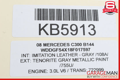 08-11 Mercedes W204 C300 C250 Rear Left Driver Side Exterior Door Handle OEM