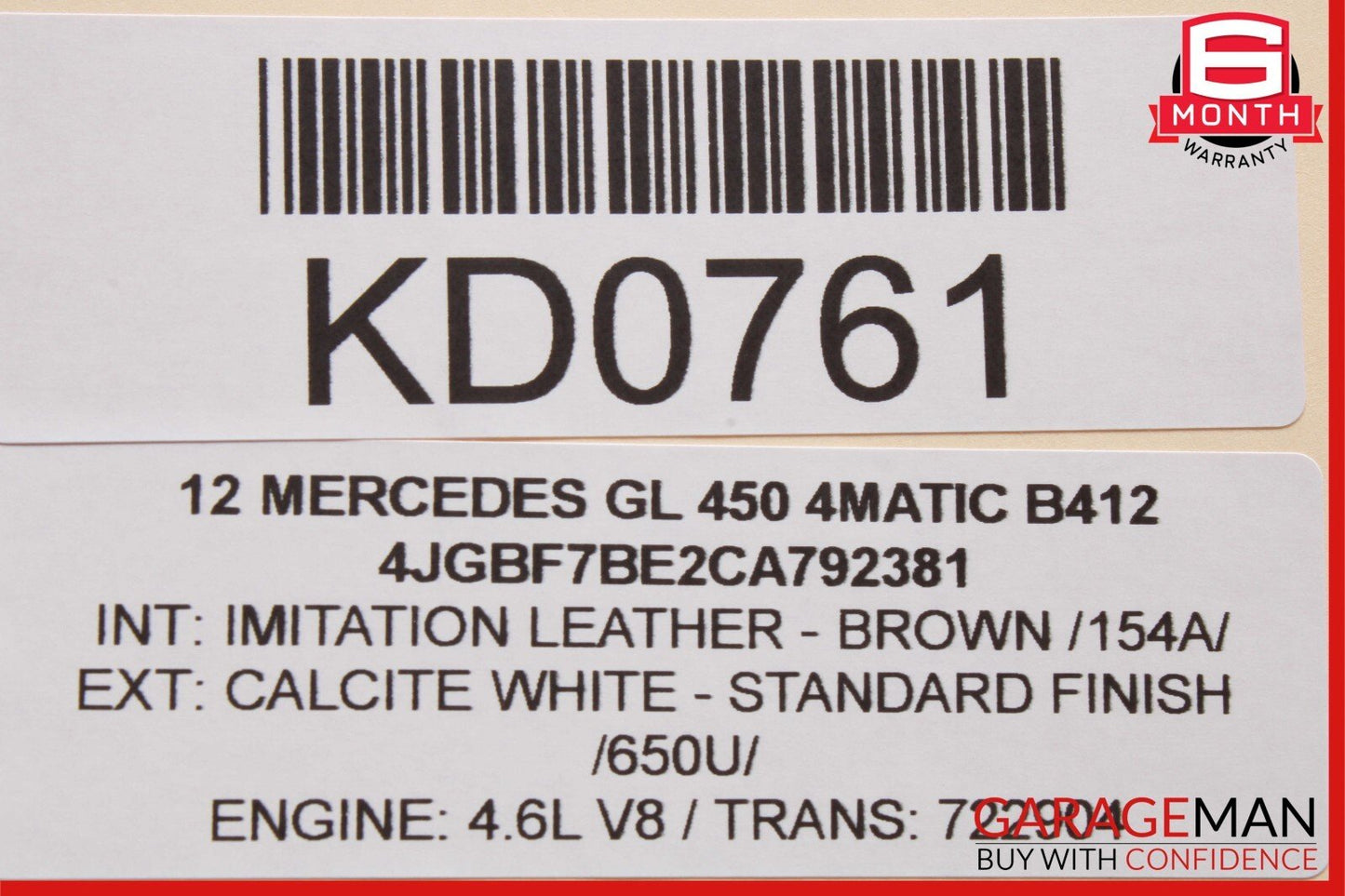 06-13 Mercedes X164 GL450 GL550 Rear Entertainment DVD Player 1649064000 OEM