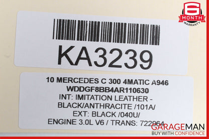08-11 Mercedes W204 C300 Front Right Side Exterior Door Handle Black OEM