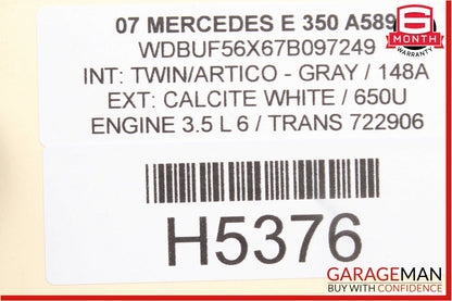 03-09 Mercedes W211 E350 E63 AMG Rear Right Door Window Regulator Motor Unit