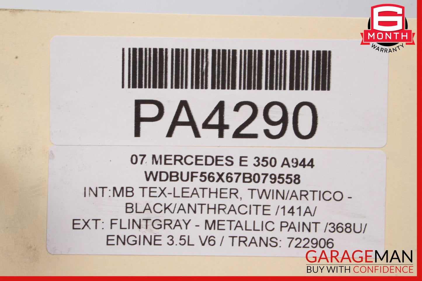 03-09 Mercedes W211 E350 CLS550 A/C Air AC Condenser Cooler 2115001154 OEM