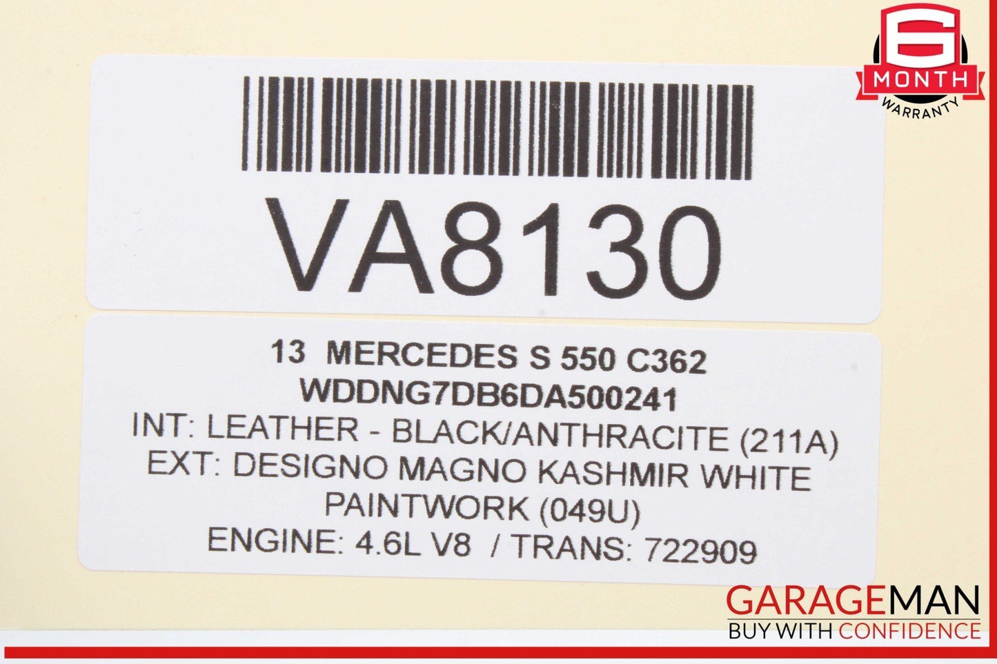 07-13 Mercedes W221 S550 S350 Center Dash Air AC A/C Heater Vent 2218300954 OEM