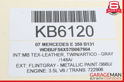03-11 Mercedes W211 E350 E550 RWD Front Right Lower Rearward Control Arm OEM