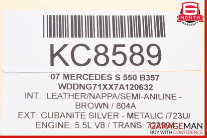 07-14 Mercedes W221 S550 S600 Front Left Side Seat Controller Switch Set of 2