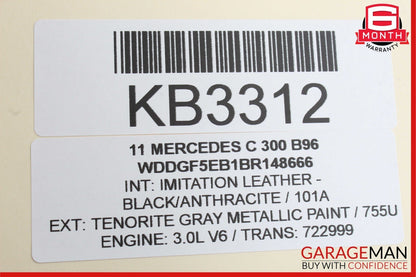 08-11 Mercedes W204 C300 Sirius Satellite Radio Receiver Module 2128701789 OEM