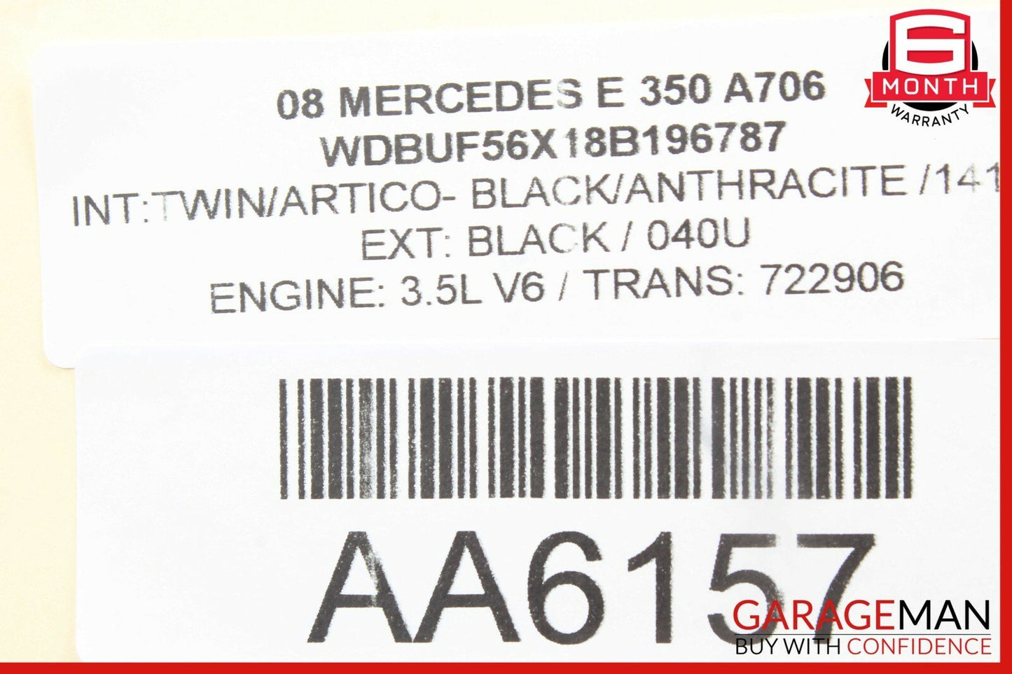 06-12 Mercedes W211 E350 SL550 CLS550 TPMS Tire Pressure Control 1645403762 OEM