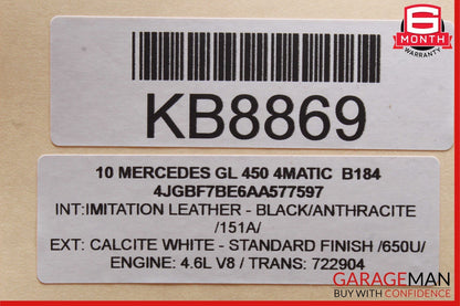 09-13 Mercedes X164 GL450 ML550 Driver Steering Wheel w/ Paddle Shifters OEM