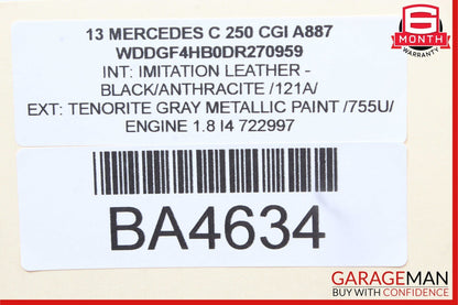 08-14 Mercedes W204 C250 C300 C350 RWD Floor Gear Shifter Shift Selector Box OEM