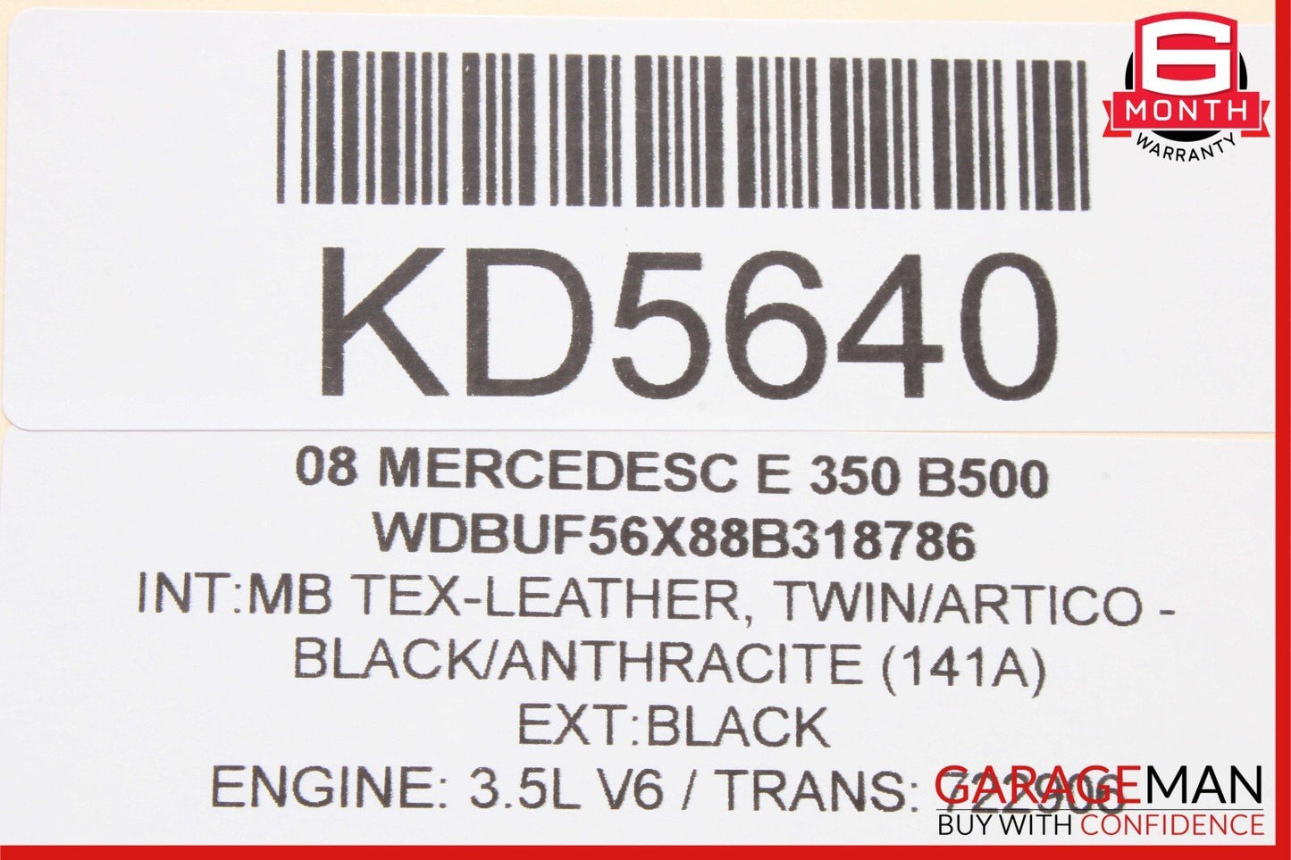 03-09 Mercedes W211 E350 E500 Rear Right Side Door Window Regulator Motor Unit