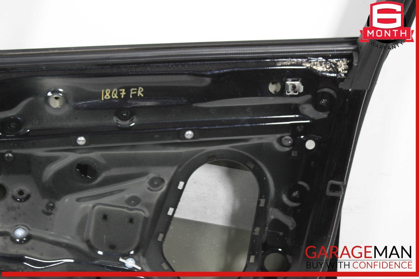 17-19 Audi Q7 Front Right Passenger Side Door Shell Black OEM