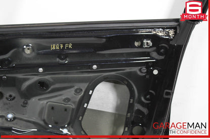 17-19 Audi Q7 Front Right Passenger Side Door Shell Black OEM