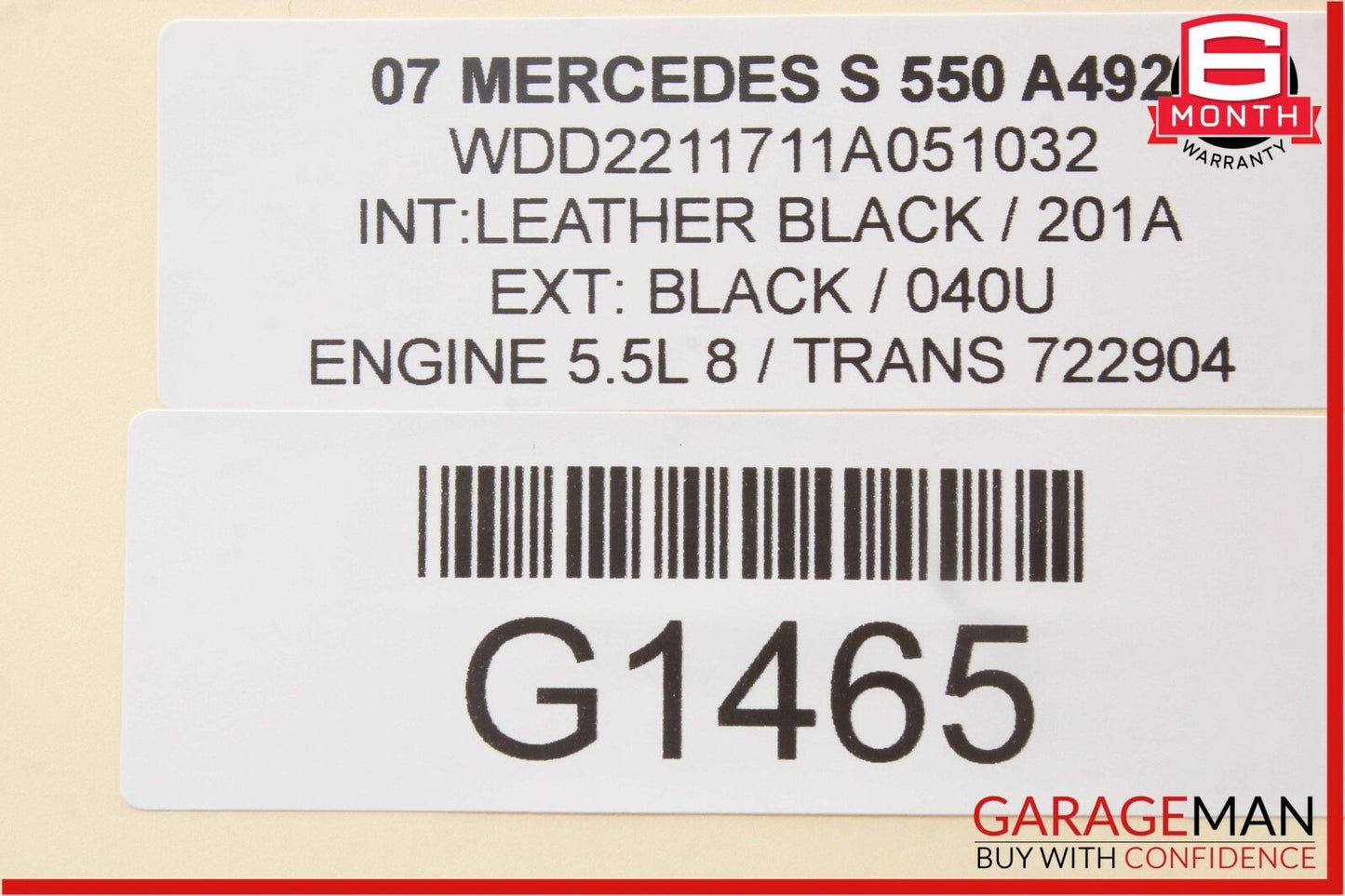 07-09 Mercedes W221 S550 CL550 Bluetooth Communication Control Module Unit