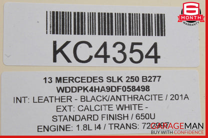 12-16 Mercedes R172 SLK250 Gear Shift Shifter Selector Box 1722670124 OEM