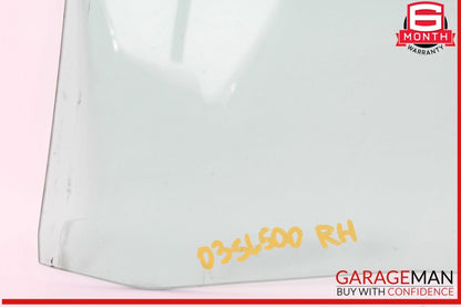 03-12 Mercedes R230 SL500 SL550 Front Right Passenger Side Door Window Glass OEM