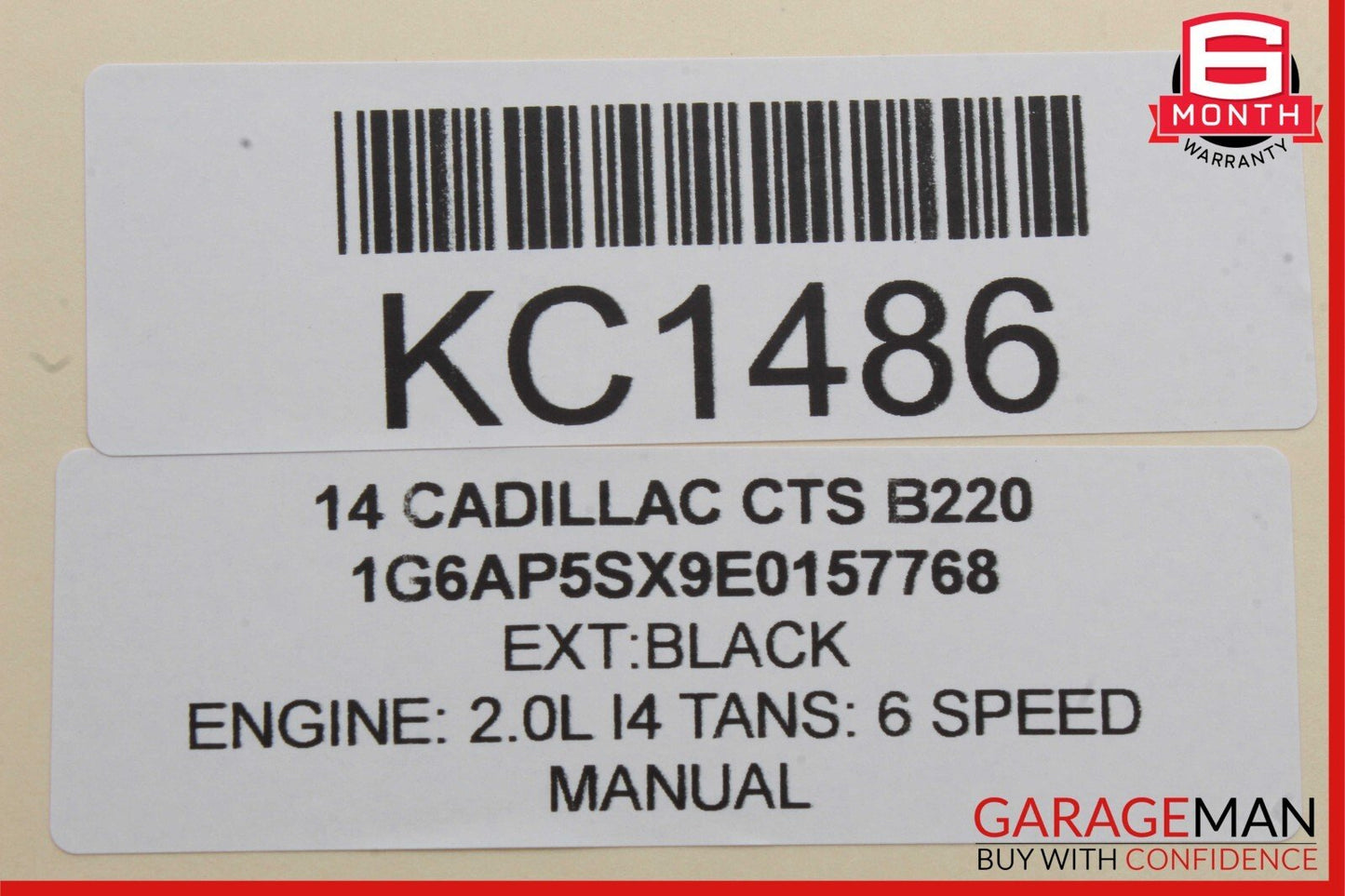 14-19 Cadillac CTS Front Upper Overhead Console Dome Light Lamp 22850908 OEM