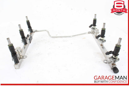 05-12 Mercedes W204 C300 E350 SLK300 Fuel Injector Rail w/ Fuel Injectors OEM
