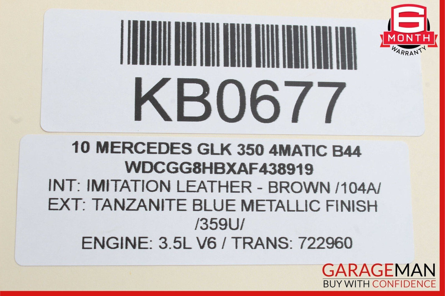 10-17 Mercedes GLK350 E350 Rear Right / Left Side Lower Control Thrust Arm OEM
