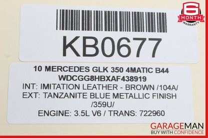 10-17 Mercedes GLK350 E350 Rear Right / Left Side Lower Control Thrust Arm OEM
