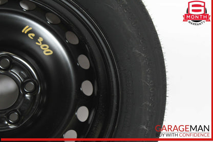08-14 Mercedes W204 C250 C300 Emergency Spare Tire Donut Wheel Rim 125 90 16"