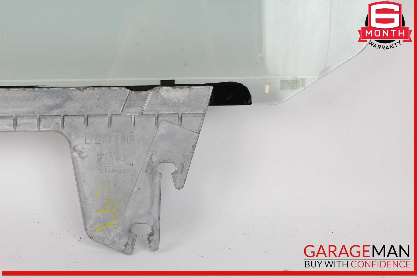 07-18 Bentley Continental GTC Front Right Passenger Side Door Window Glass OEM