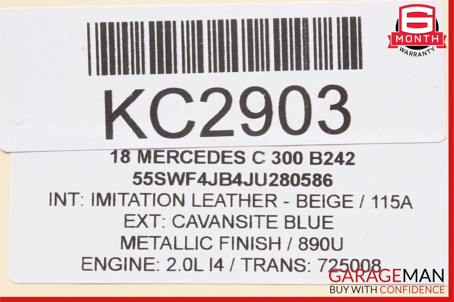 15-18 Mercedes W205 C300 C400 Center Dashboard Hazard Control Switch w/ Clock