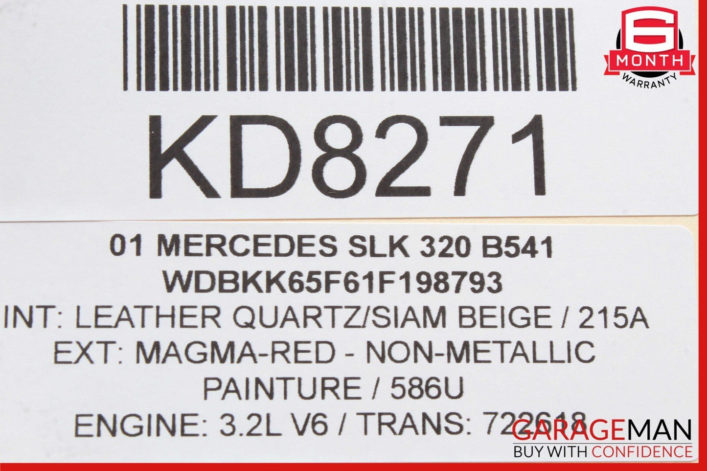 97-09 Mercedes R170 SLK320 CL55 AMG Voice Command Control Module 2208204685 OEM