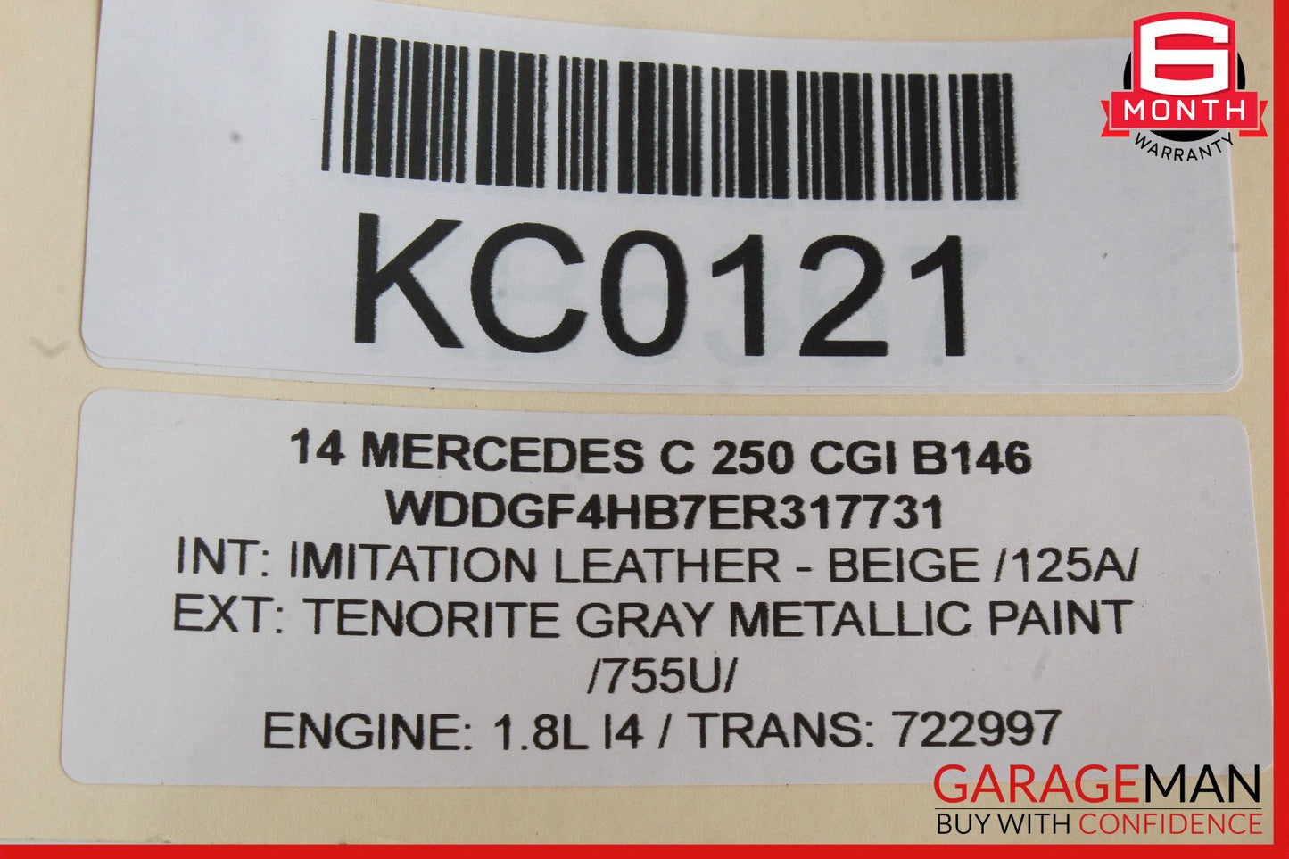 08-14 Mercedes W204 C250 C300 Center Console Arm Rest Armrest Cup Holder OEM