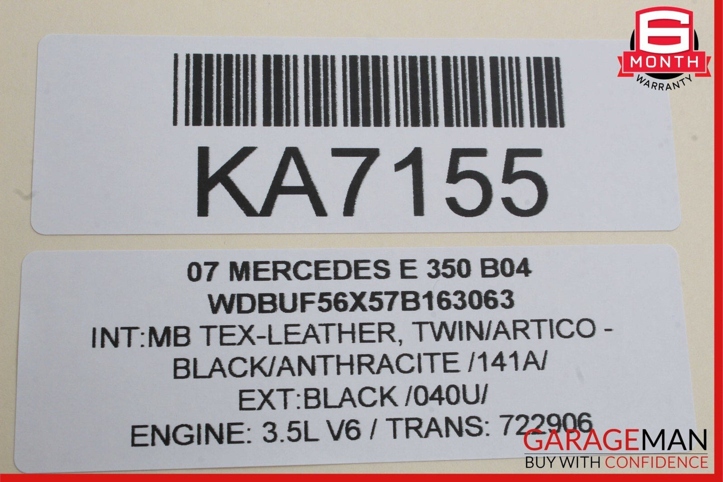 03-09 Mercedes W211 E350 E500 E63 Front Left Door Window Regulator Motor Unit