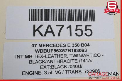 03-09 Mercedes W211 E350 E500 E63 Front Left Door Window Regulator Motor Unit