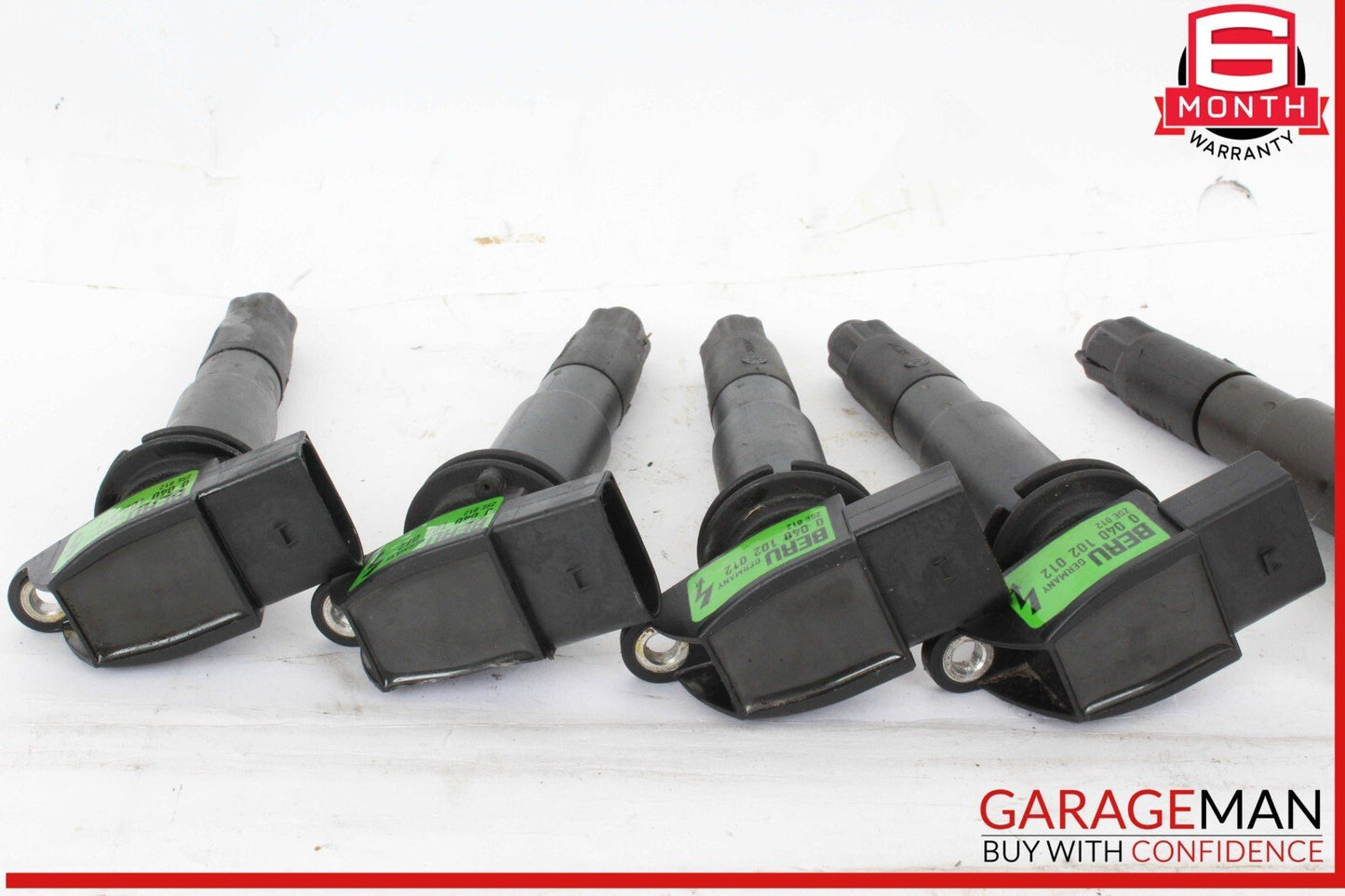 03-06 Porsche Cayenne Turbo 955 Ignition Coil Coils Set of 8 0040102012 OEM