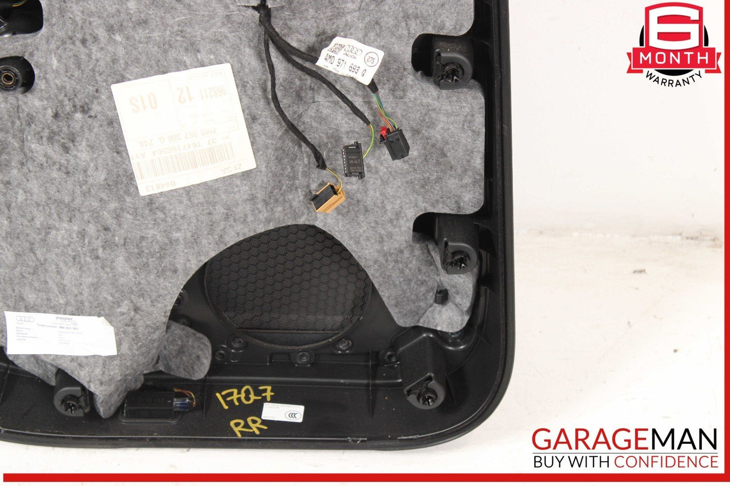 17-19 Audi Q7 Rear Right Passenger Side Interior Door Panel Trim OEM