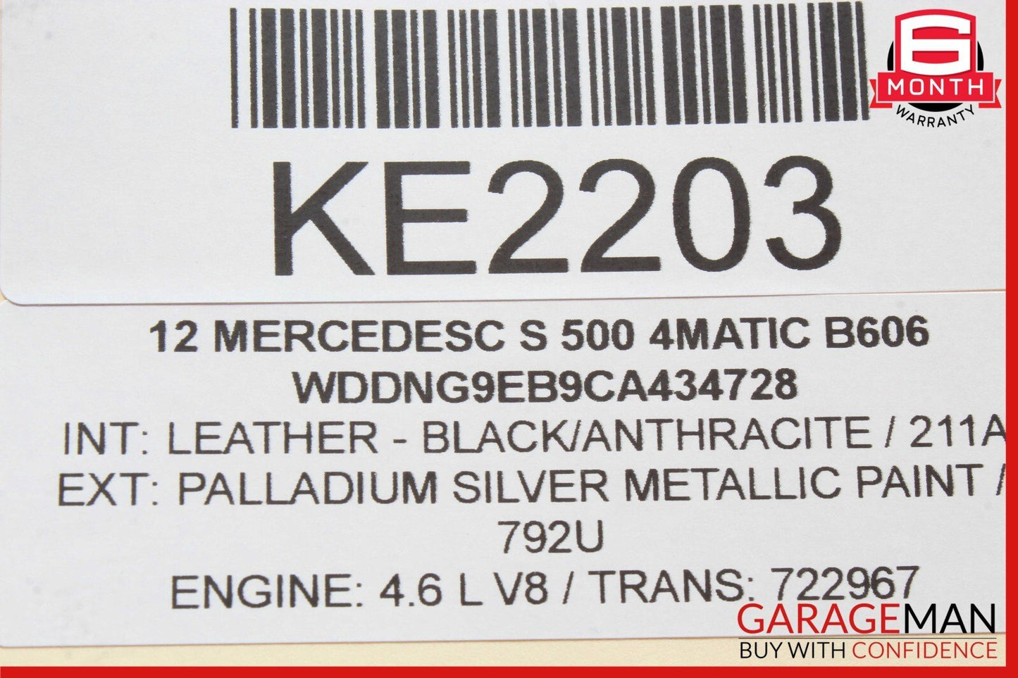 10-14 Mercedes W221 S550 CL550 Headlight Xenon High Beam Ballast Module OEM