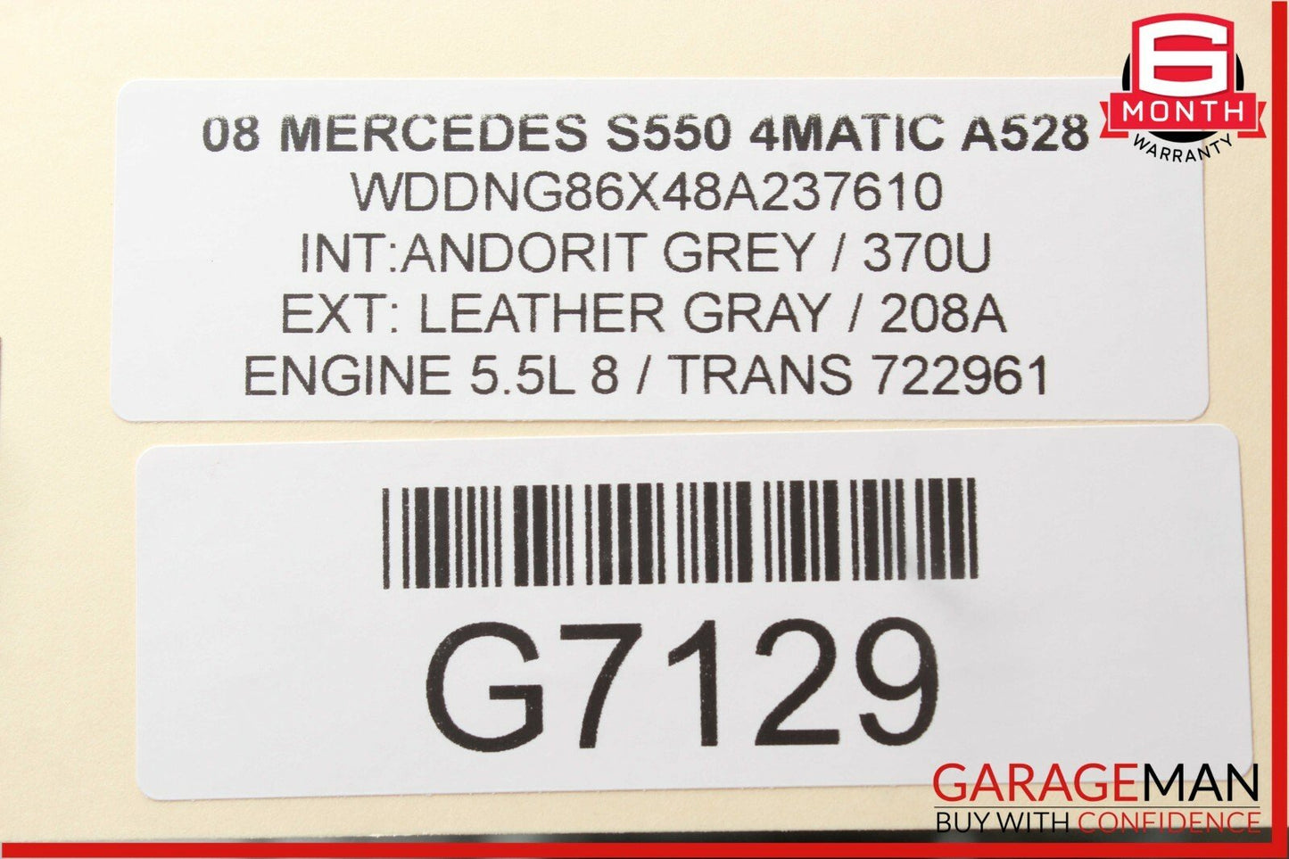 07-14 Mercedes S550 CL63 AMG Keyless Go Control Controller Module Unit OEM