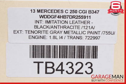 08-14 Mercedes W204 C250 C300 Front Right Side Lower Control Arm RWD